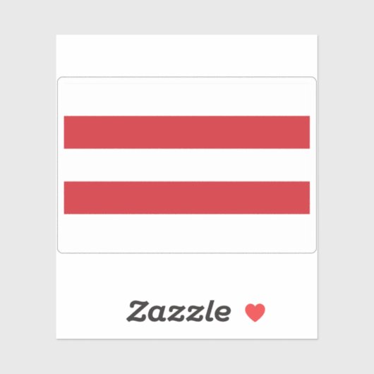 Vlag van Raiatea Sticker (Vel)