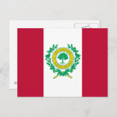 Vlag van Raleigh, Briefkaart North Carolina (Voorkant / Achterkant)