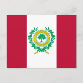 Vlag van Raleigh, Briefkaart North Carolina (Voorkant)