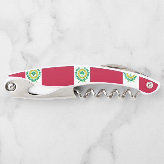 Vlag van Raleigh, de Corkschroef van North Carolin Kurkentrekker (Voorkant)