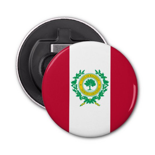 Vlag van Raleigh, North Carolina Bottle Opener (Voorkant)