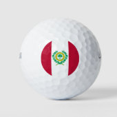 Vlag van Raleigh, North Carolina Golf Balls Golfballen (Voorkant)