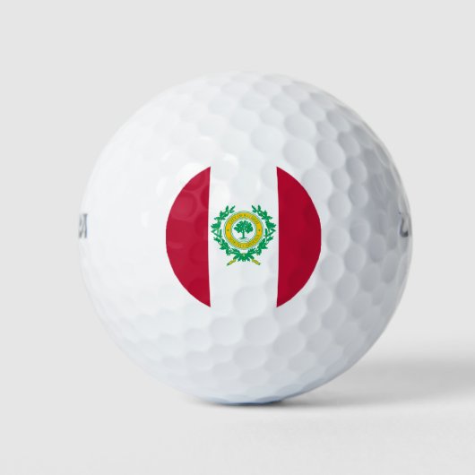 Vlag van Raleigh, North Carolina Golf Balls Golfballen (Voorkant)