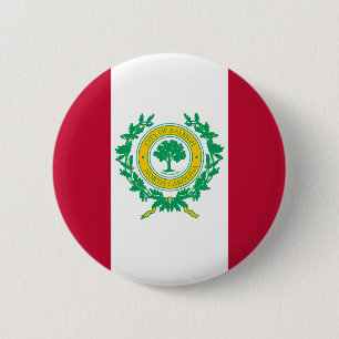 Vlag van Raleigh, North Carolina Pinback Button