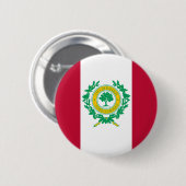 Vlag van Raleigh, North Carolina Pinback Button (Voorkant /achterkant)
