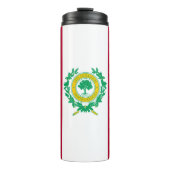 Vlag van Raleigh, North Carolina Thermal Tumbler Thermosbeker (Voorkant)