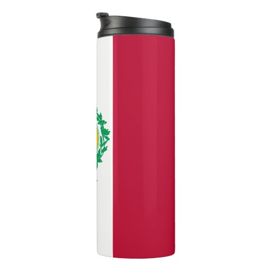 Vlag van Raleigh, North Carolina Thermal Tumbler Thermosbeker (Geroteerd rechts)