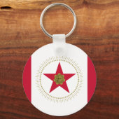 Vlag van Raleigh, Sleutelhanger North Carolina (Voorkant)