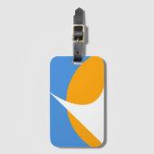 Vlag van Redding, Californië Bagagelabel (Voorkant (verticaal))