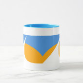 Vlag van Redding, Californië Mok (Midden)