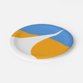 Vlag van Redding, Californië Papieren Bordje (Gekanteld)