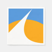 Vlag van Redding, Californië Servet (Voorkant)