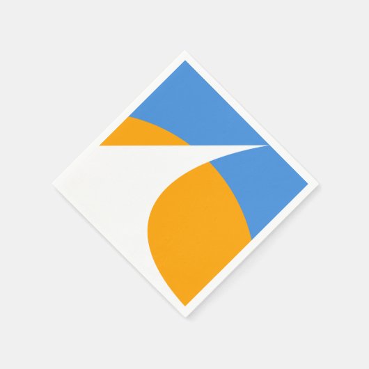 Vlag van Redding, Californië Servet (Hoek)