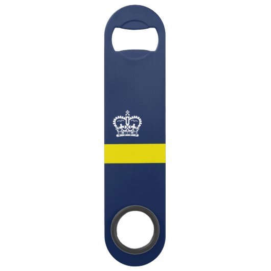 Vlag van Regina, Saskatchewan Bar Sleutel Speed Flessenopener (Voorkant)