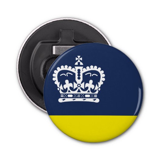 Vlag van Regina, Saskatchewan Bottle Opener (Voorkant)