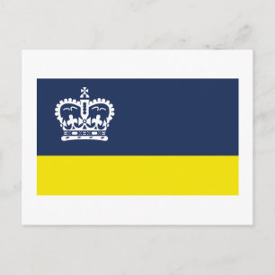 Vlag van Regina, Saskatchewan Briefkaart