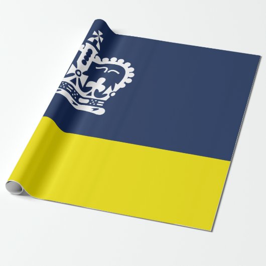 Vlag van Regina (Saskatchewan, Canada) Cadeaupapier (Uitgerold)