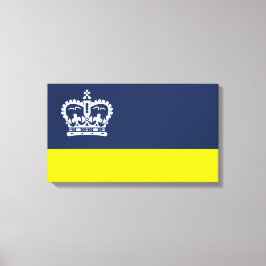 Vlag van Regina (Saskatchewan, Canada) Canvas Afdruk