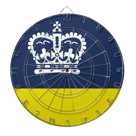 Vlag van Regina (Saskatchewan, Canada) Dartbord (Voorkant)