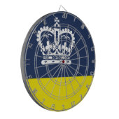 Vlag van Regina (Saskatchewan, Canada) Dartbord (Voorkant Links)