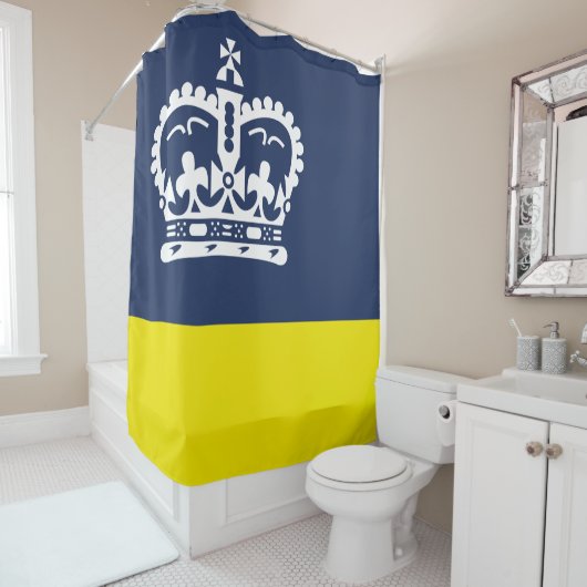 Vlag van Regina (Saskatchewan, Canada) Douchegordijn (In situ)