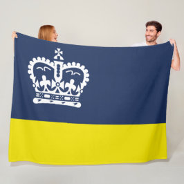 Vlag van Regina (Saskatchewan, Canada) Fleece Deken
