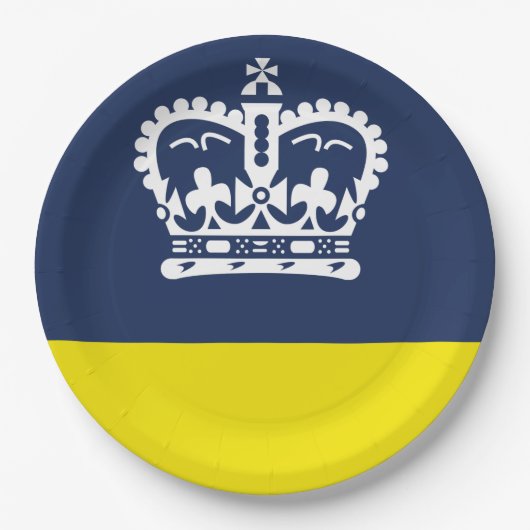 Vlag van Regina (Saskatchewan, Canada) Papieren Bordje (Voorkant)