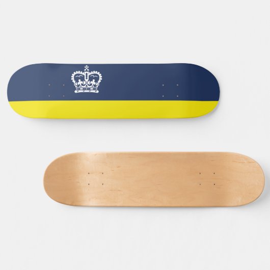 Vlag van Regina (Saskatchewan, Canada) Persoonlijk Skateboard (Horizontaal)