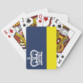 Vlag van Regina (Saskatchewan, Canada) Pokerkaarten