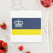 Vlag van Regina (Saskatchewan, Canada) Servet (Insitu)