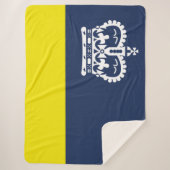 Vlag van Regina (Saskatchewan, Canada) Sherpa Deken (Voorkant)