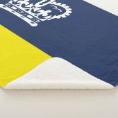 Vlag van Regina (Saskatchewan, Canada) Sherpa Deken (3/4)