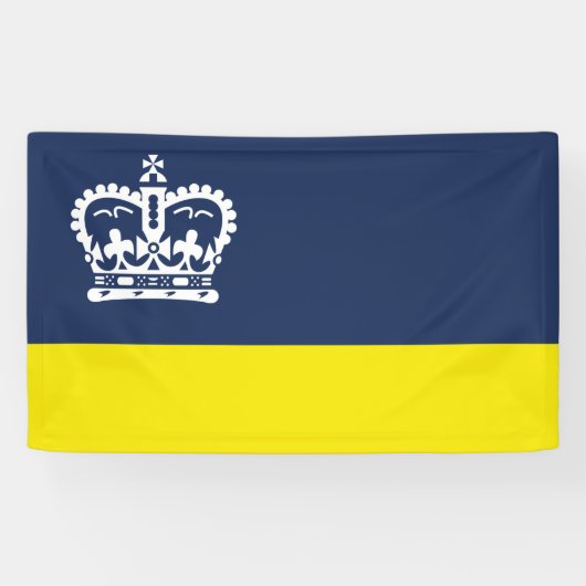 Vlag van Regina (Saskatchewan, Canada) Spandoek (Horizontaal)