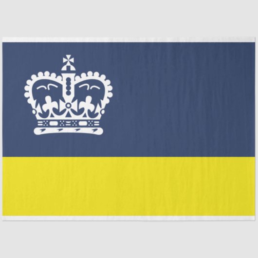 Vlag van Regina (Saskatchewan, Canada) Tissuepapier (Voorkant)