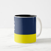 Vlag van Regina (Saskatchewan, Canada) Tweekleurige Koffiemok (Voorkant rechts)