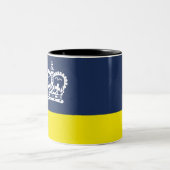 Vlag van Regina (Saskatchewan, Canada) Tweekleurige Koffiemok (Center)