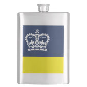 Vlag van Regina, Saskatchewan Flask Flacon (Voorkant)