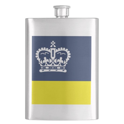 Vlag van Regina, Saskatchewan Flask Flacon (Voorkant)