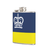 Vlag van Regina, Saskatchewan Flask Heupfles (Links)