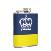 Vlag van Regina, Saskatchewan Flask Heupfles (Rechts)