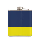 Vlag van Regina, Saskatchewan Flask Heupfles (Achterkant)