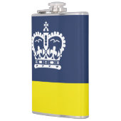 Vlag van Regina, Saskatchewan Flask Heupfles (Links)