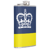 Vlag van Regina, Saskatchewan Flask Heupfles (Rechts)