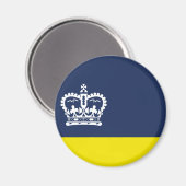Vlag van Regina, Saskatchewan Magnet (Voorkant / Achterkant)