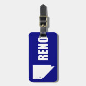 Vlag van Reno, Bagagelabel Nevada (Voorkant verticaal)