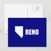 Vlag van Reno, Briefkaart Nevada (Voorkant / Achterkant)