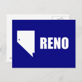 Vlag van Reno, Briefkaart Nevada (Voorkant / Achterkant)