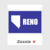 Vlag van Reno, Nevada (1959-2018) Sticker (Vel)