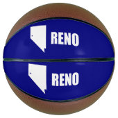 Vlag van Reno, Nevada Basketball Basketbal (Voorkant)