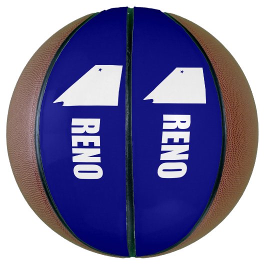 Vlag van Reno, Nevada Basketball Basketbal (Verticaal)